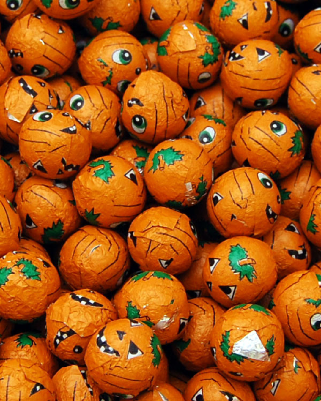 Milk Chocolate Foil Pumpkins