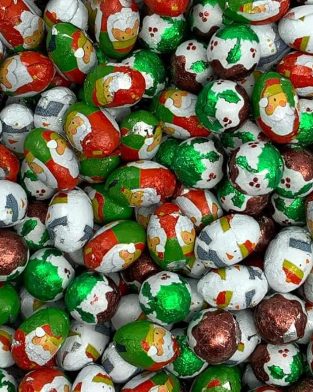 Christmas Chocolate Flavour Mix (Santa, Pudding, Snowmen)