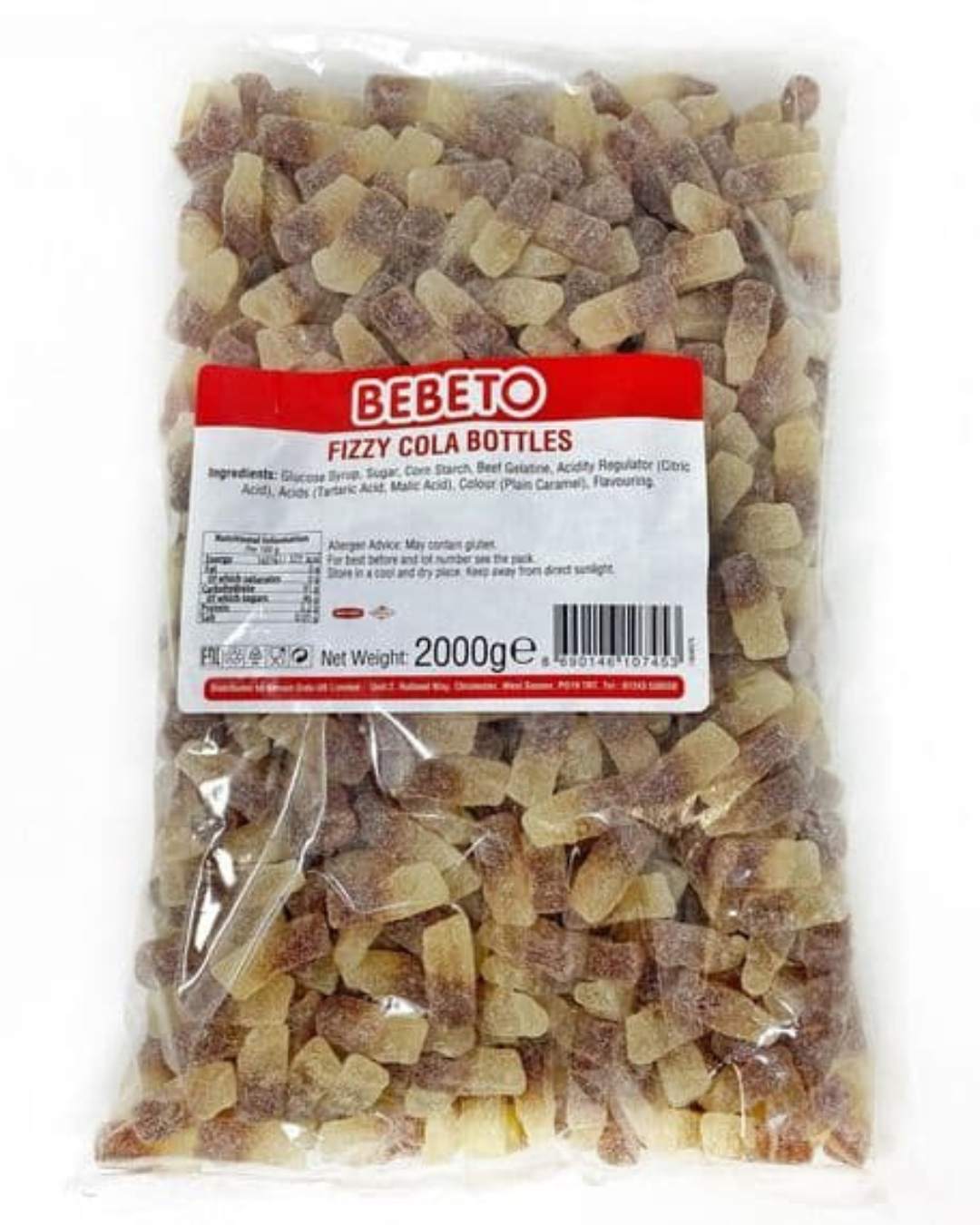 Bebeto Fizzy Cola Bottles