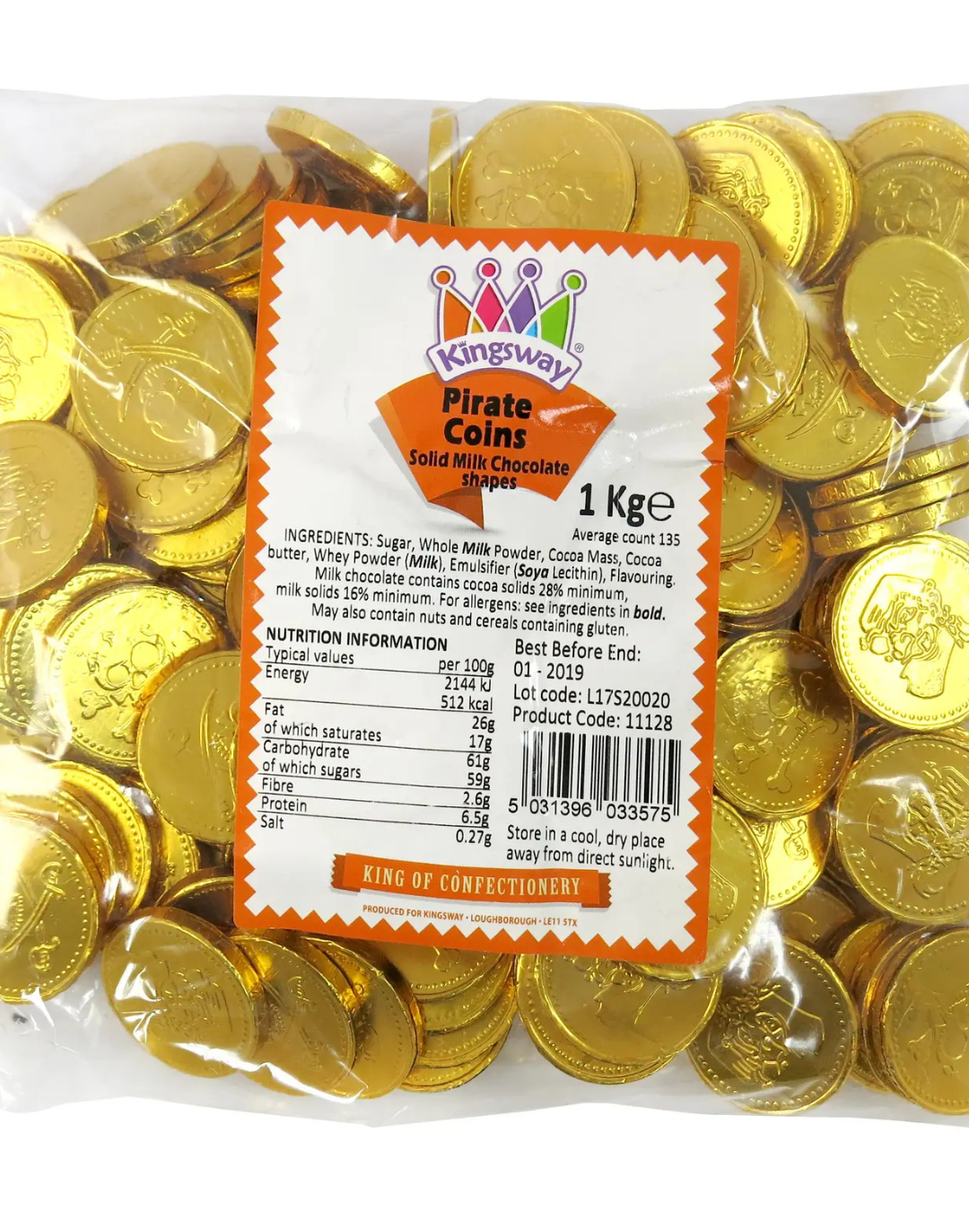 Kingsway Milk Chocolate Pirate Coins