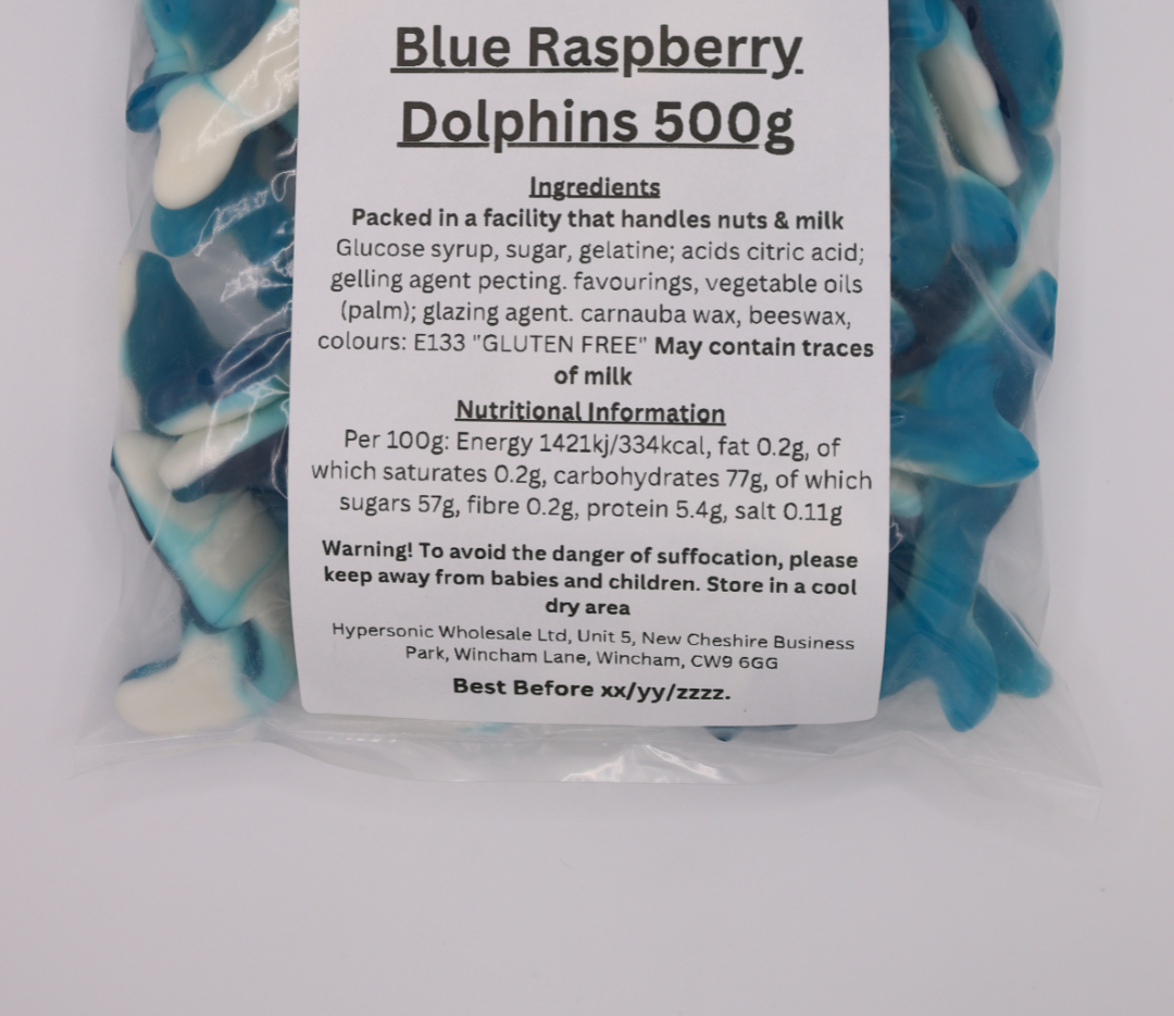 BLUE RASPBERRY DOLPHINS