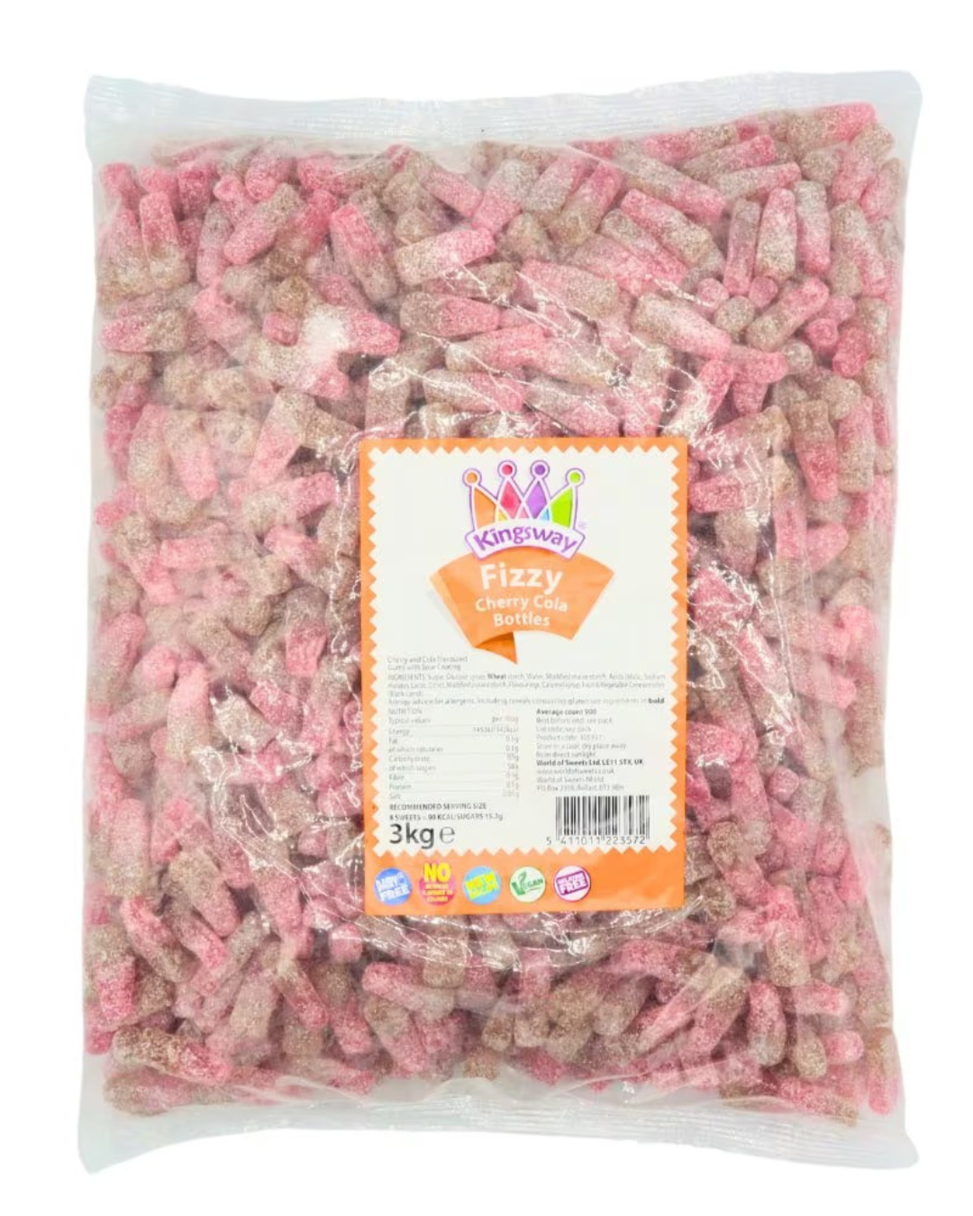 Kingsway Fizzy Cherry Cola Bottles