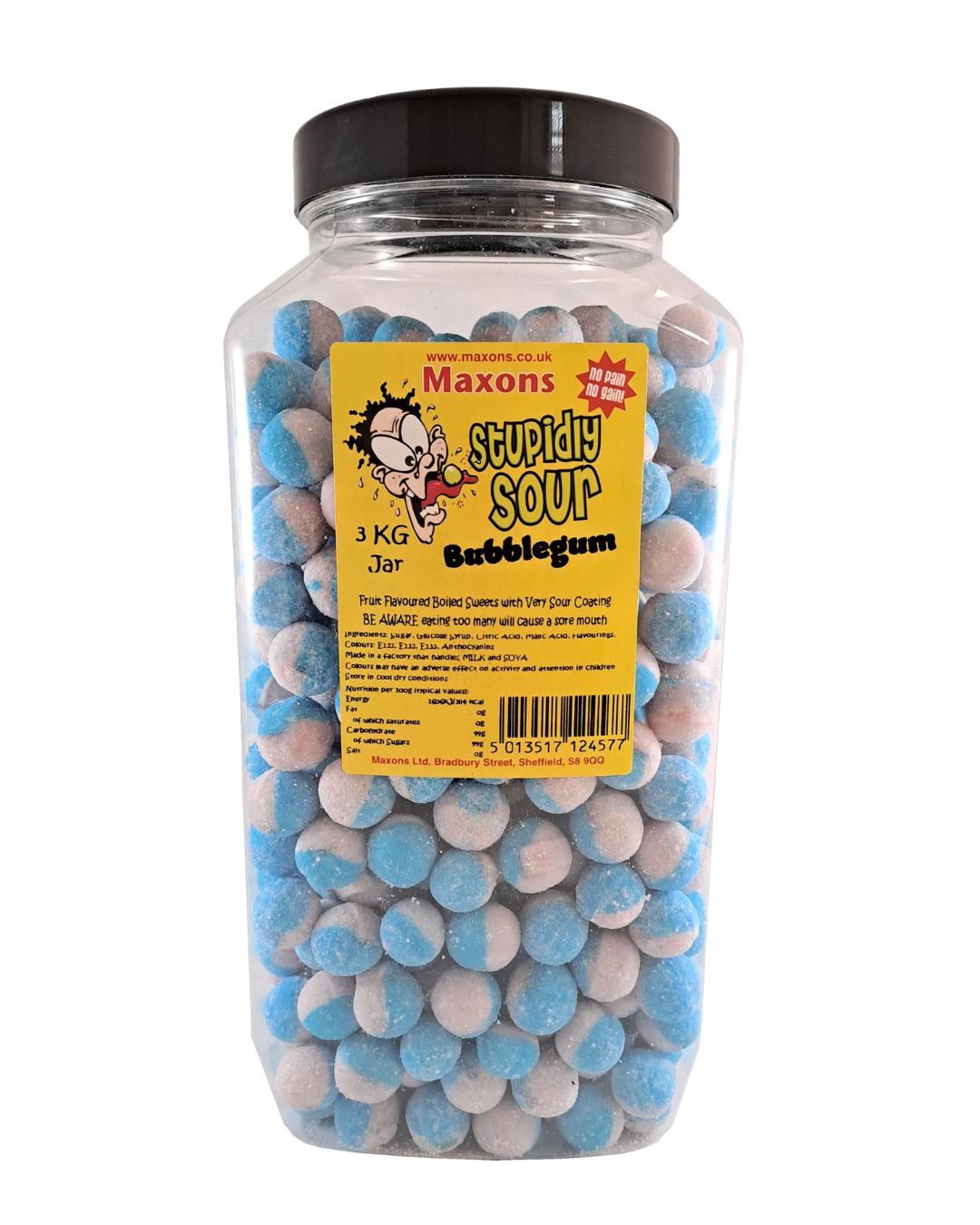 Maxons Stupidly Sour Bubbelgum