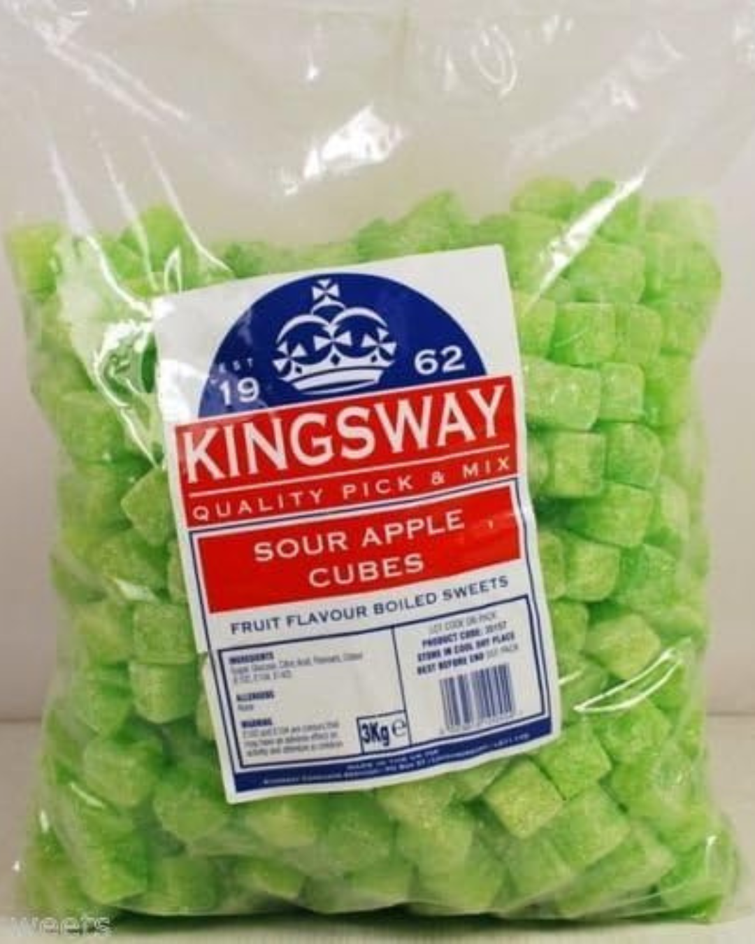 Kingsway Sour Apple Cubes