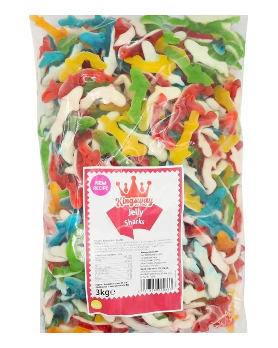 Kingsway Assorted Jelly Sharks