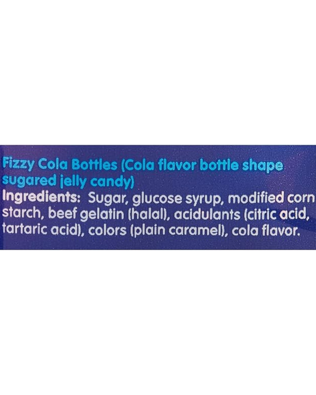 FIZZY COLA BOTTLES