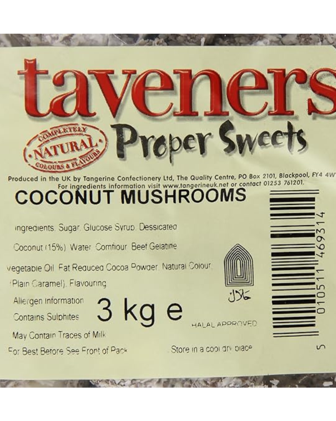 Taveners Coconut Mushroom