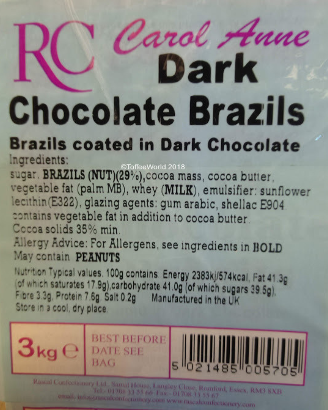 DARK CHOCOLATE BRAZIL