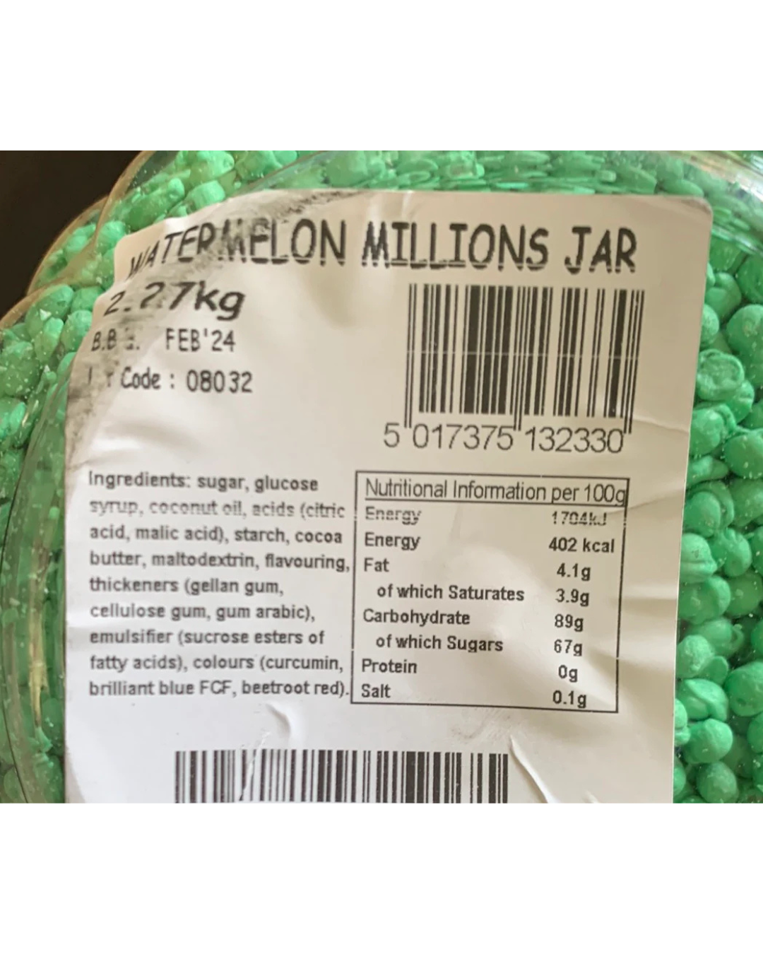 Millions Watermelon Jar
