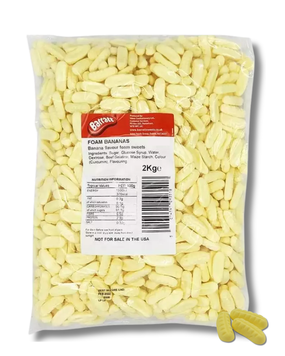 Barratt Mini Foam Bananas