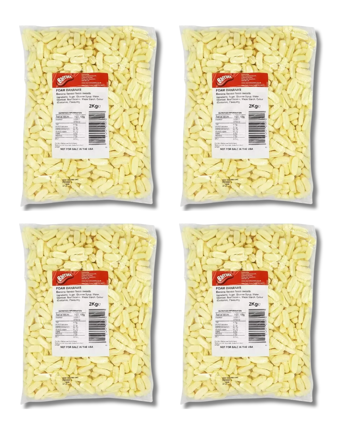 Barratt Mini Foam Bananas