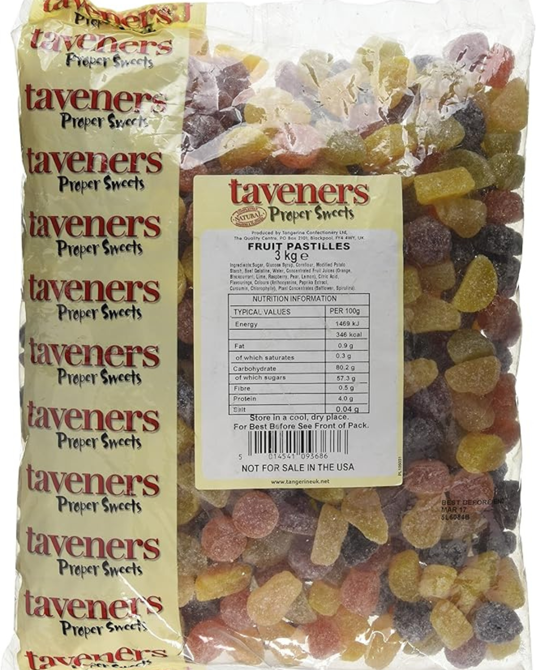 Taveners Fruit Pastilles