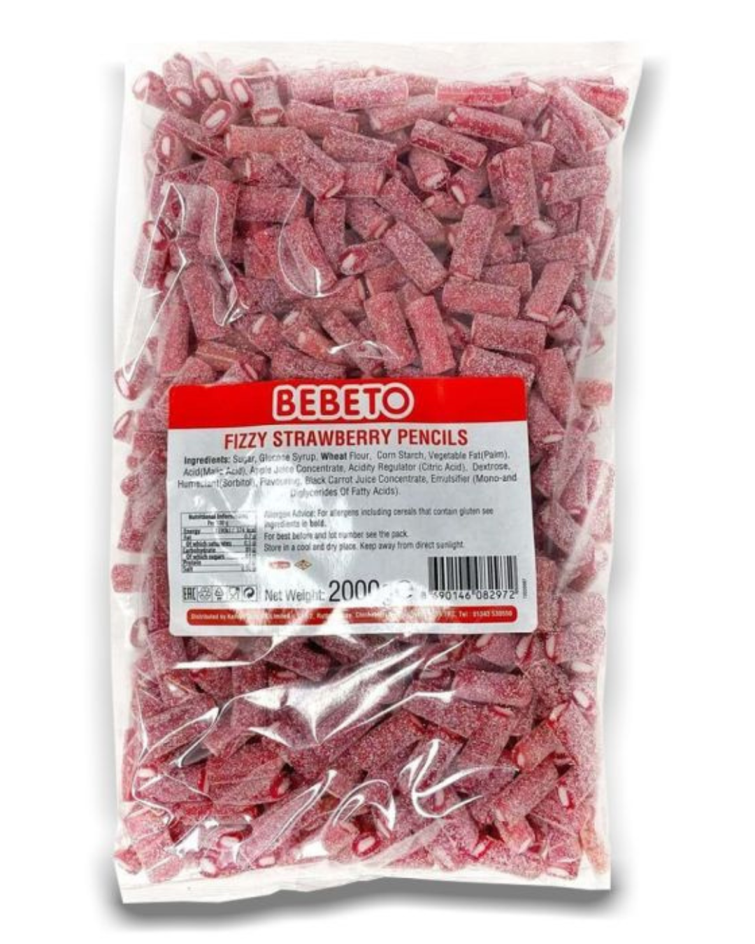 Bebeto Fizzy Strawberry Pencils