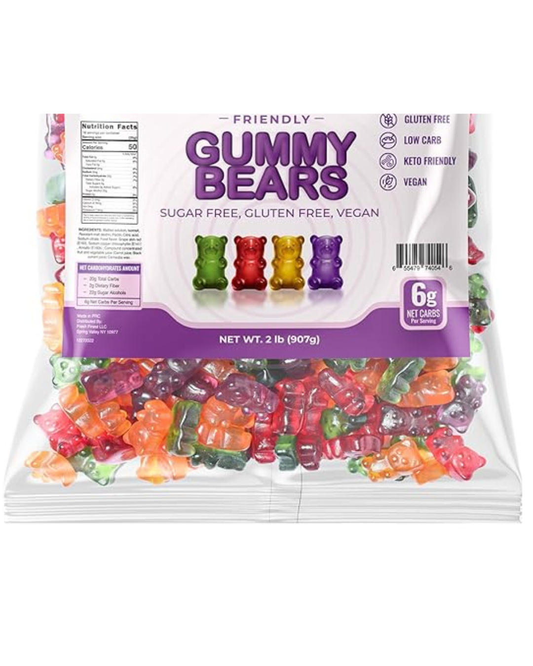 Vegan Sugar Free Gummy Bears