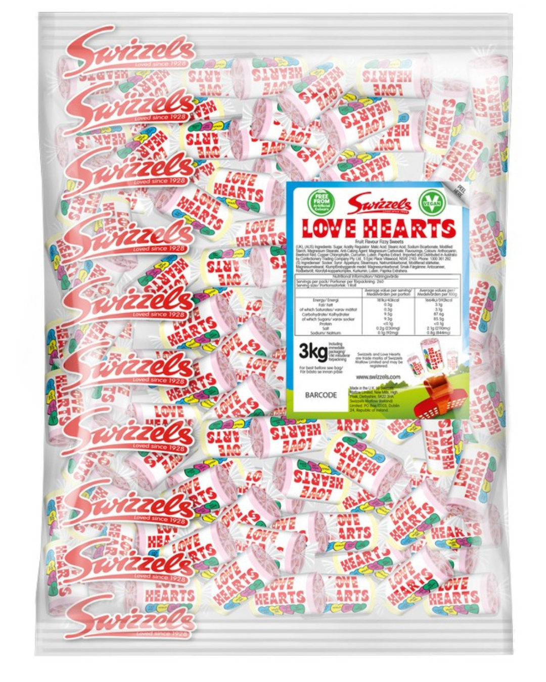 LOVE HEARTS MINI ROLLS