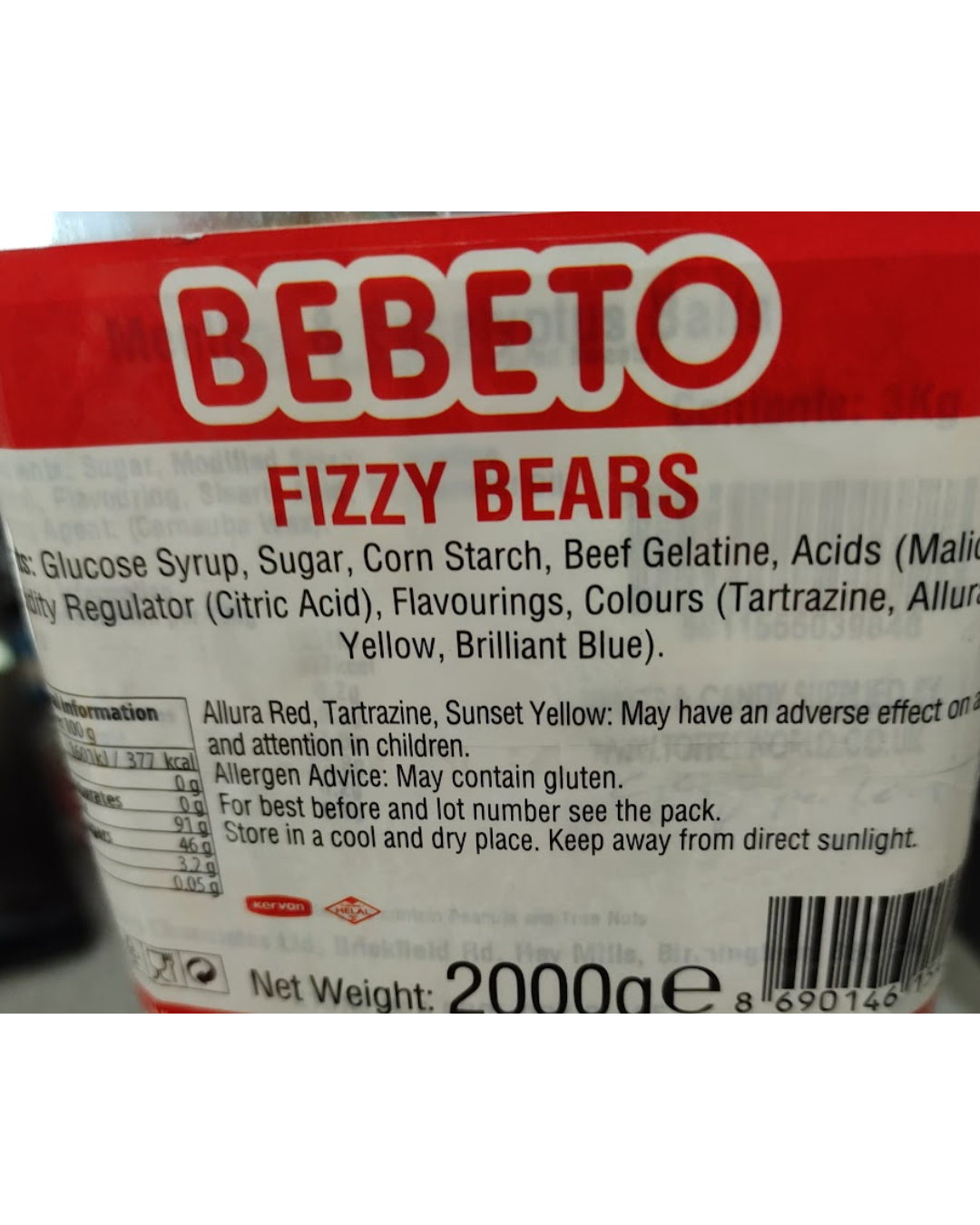 Bebeto Fizzy Bears