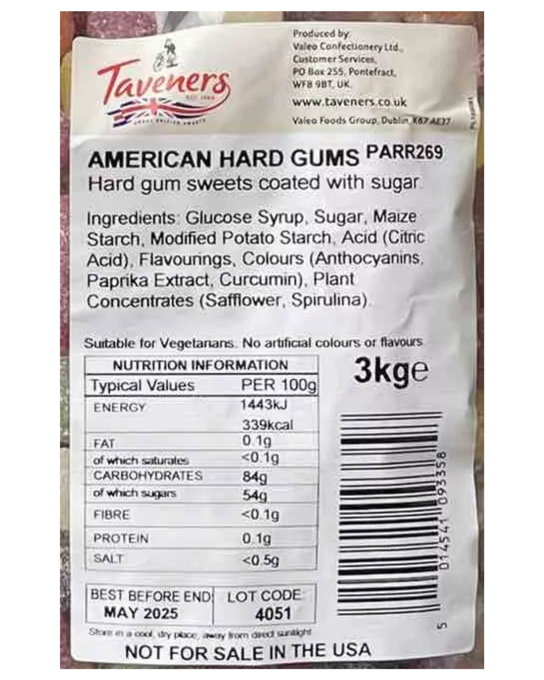 Taveners USA Hard Gums
