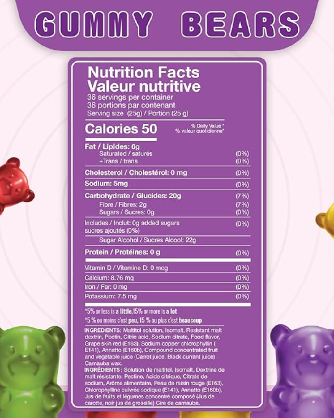 Vegan Sugar Free Gummy Bears