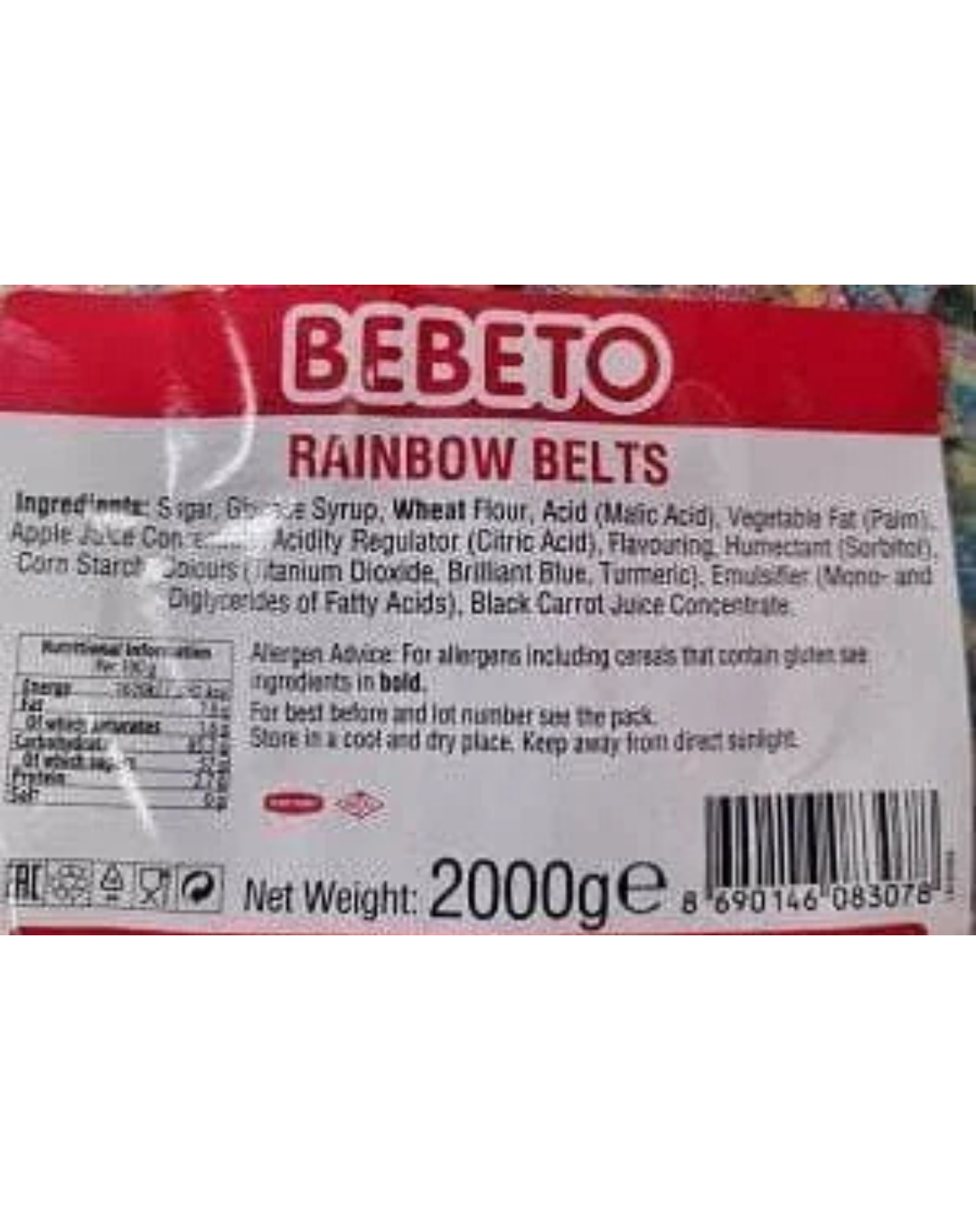 Bebeto Rainbow Belts