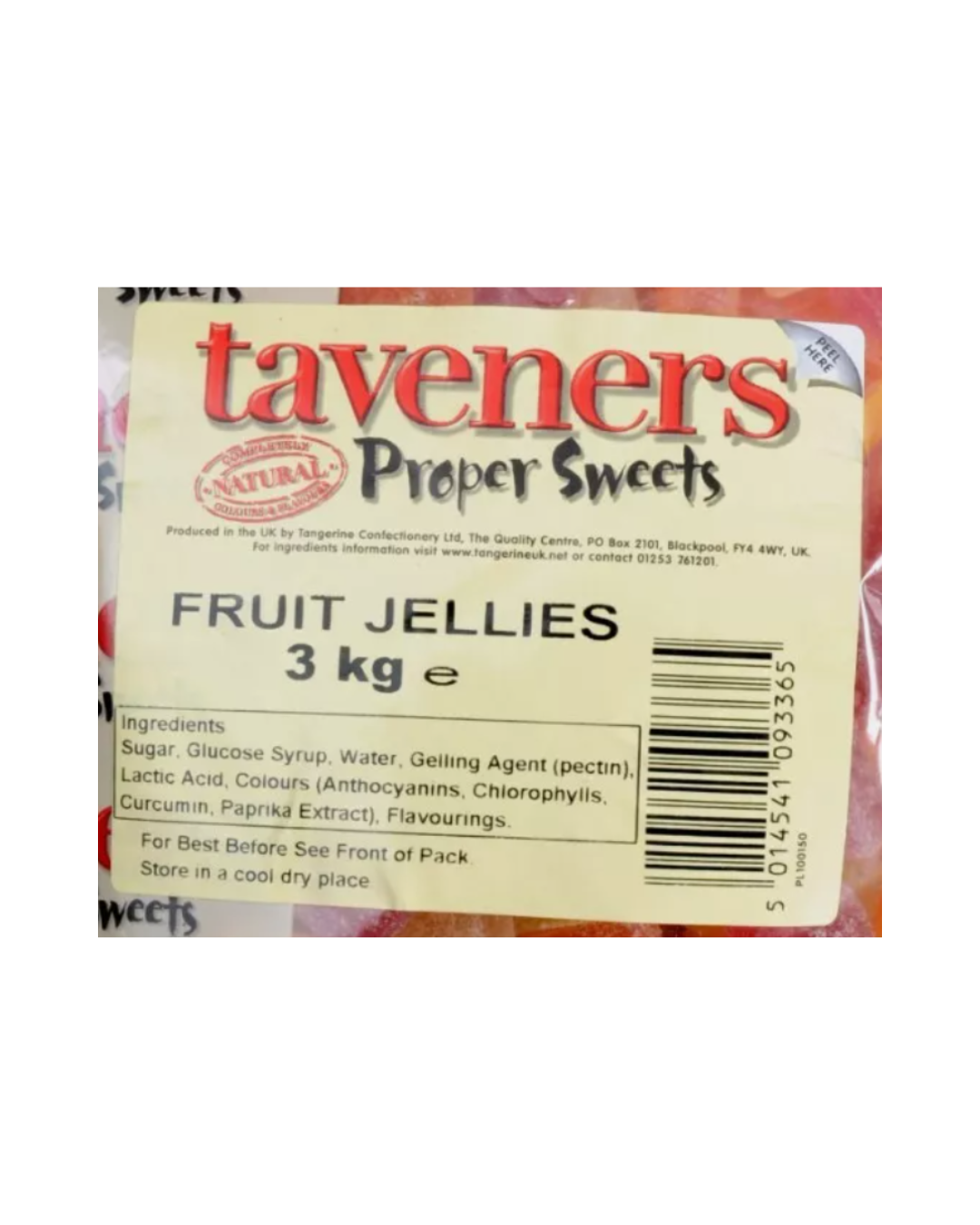 Taveners Fruit Jellies